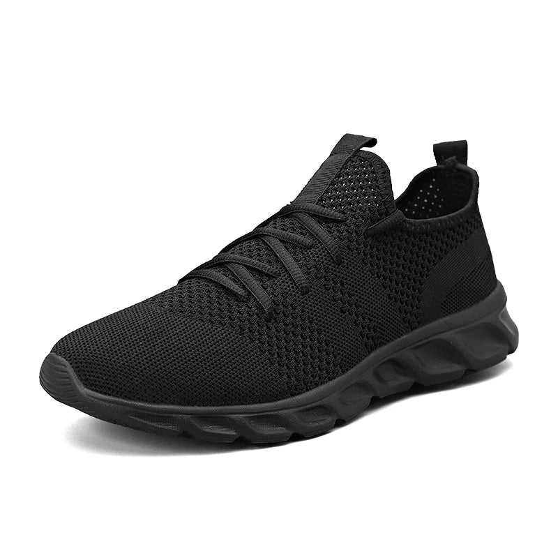 Mens Running Shoes Soft Soles Wear-resistant Breathable Sports Shoes Mesh Outdoor Fashion Big Size Tennis Shoes for Men