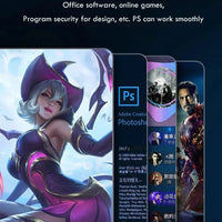 14.1-inch Portable Windows 11 Gaming Laptop Computer PC Intel Core i9-8950HK  Notebook 16GB RAM 1TB SSD Office Study Laptops PC