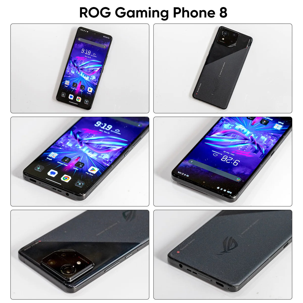 ROG Phone 8 5G Gaming Smartphone Snapdragon 8 Gen 3 AMOLED 165Hz ASUS Android Mobile for Gamers