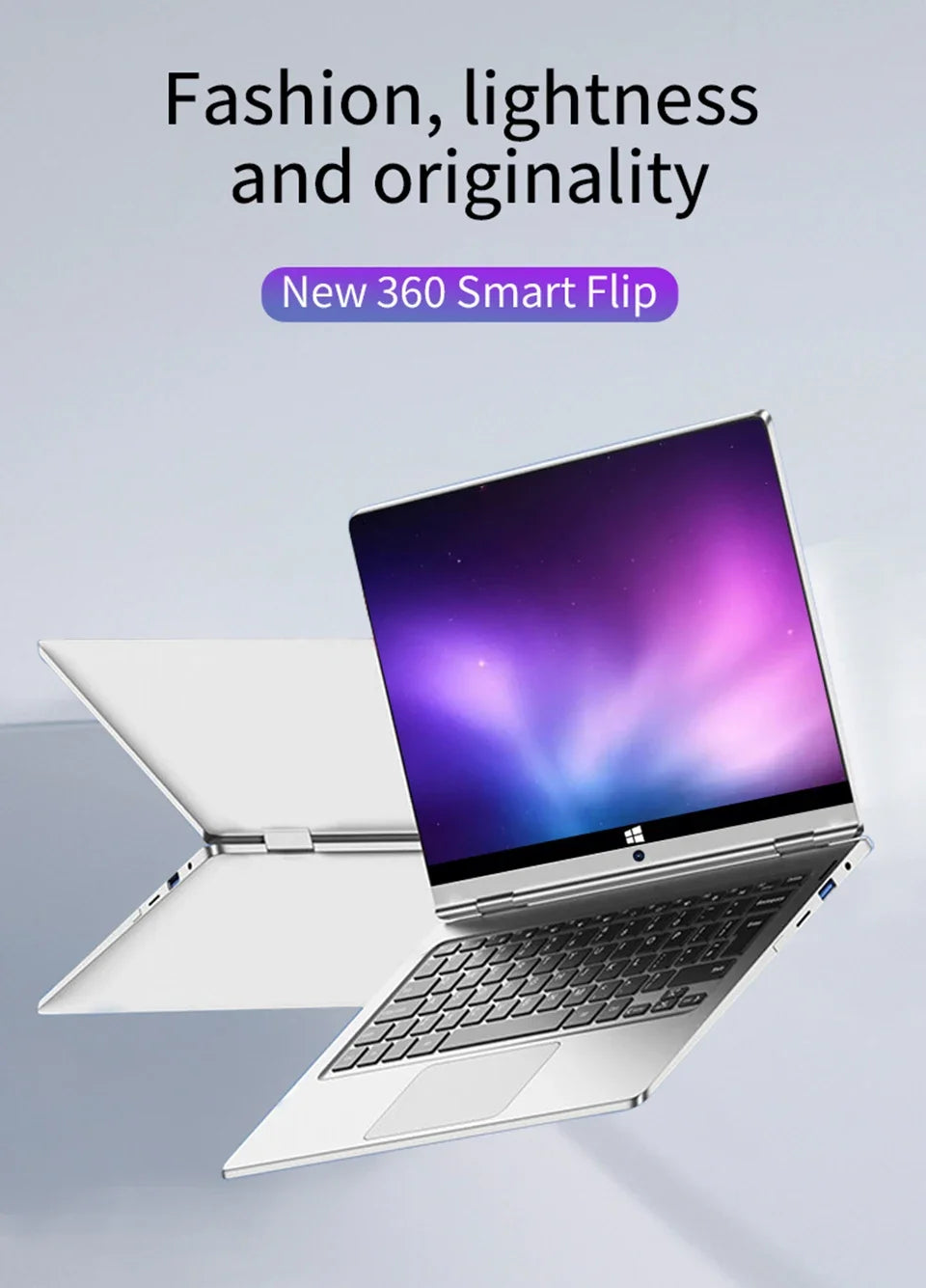 2 in 1 mini Laptop Computer Portable Touch Screen 11.6" Intel N4020 8GB 512GB Windows 11 Pro Office Learning Tablet PC Notebook