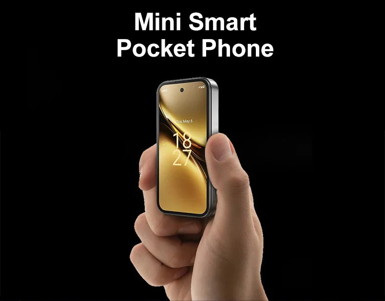 SOYES Q333 Mini Smartphone 4GB RAM 64GB ROM Android 12.0 Face Unlock 2000mAh 4G LTE Type-C OTG 3.58‘’ Screen Small Phone