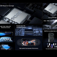 [World Premiere] DOOGEE S118 Rugged Smartphone 20GB(8GB+12GB Extended)  512GB 6.58" FHD+ Screen 50MP Camera Android 14 Cellphone