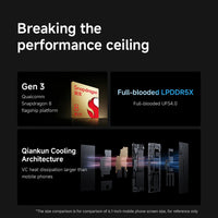 CN Version Lenovo LEGION Y700 2025 Gaming Tablet Game Mode Snapdragon 8 Gen 3 8.8" 165Hz Display 6550mAh Battery 68W Charging 13MP Camera