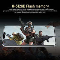 Global Vision X7 Pro Ultra Smartphone 5G Android 8GB RAM 512GB ROM 6.26 Inch Phone 2280x1080HD 24+48MP 4 5G Network Mobile Phone