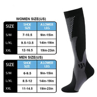 Compression Socks Men Running Cycling Sports Socks Basketball Football Golf Long Socks Varicose Veins Edema Circulation Medical