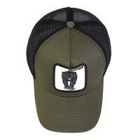 Unisex Leopard Embroidery Baseball Net Caps Spring and Summer Outdoor Adjustable Casual Hats Sunscreen Hat