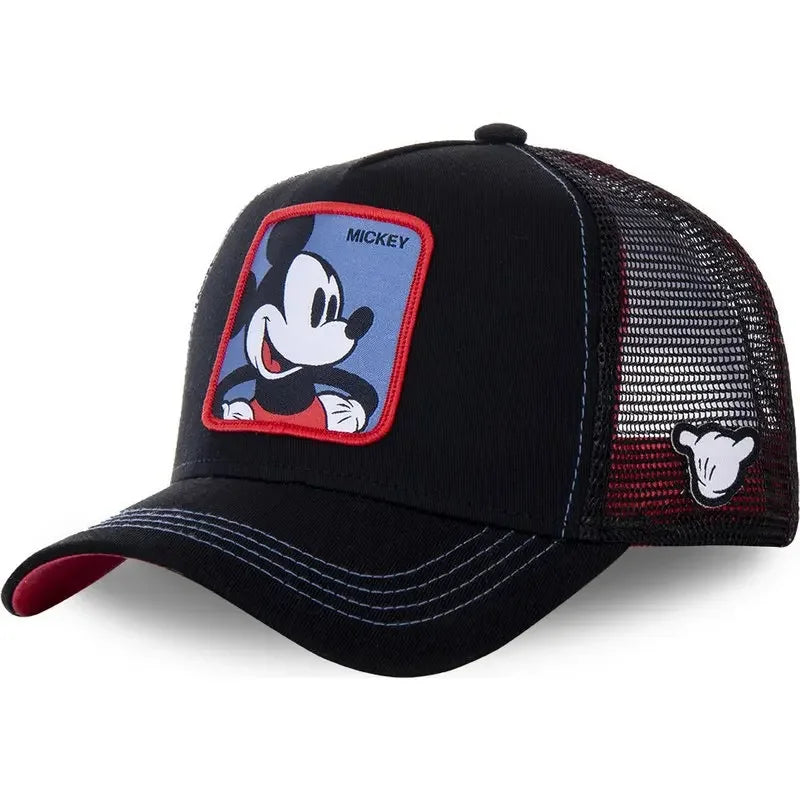 Hot Sale Unisex Anime Cartoon Baseball Cap For Men Women High Quality Patch Draw Snapback Hip Hop Dad Cap Men Trucker Mesh Hats