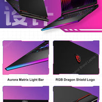 2024 MSI Raider GE68 HX Gaming Laptop 16 Inch 4K UHD 120Hz Mini LED Screen Notebook i9-14900HX 32GB 2TB RTX4080 Netbook Computer