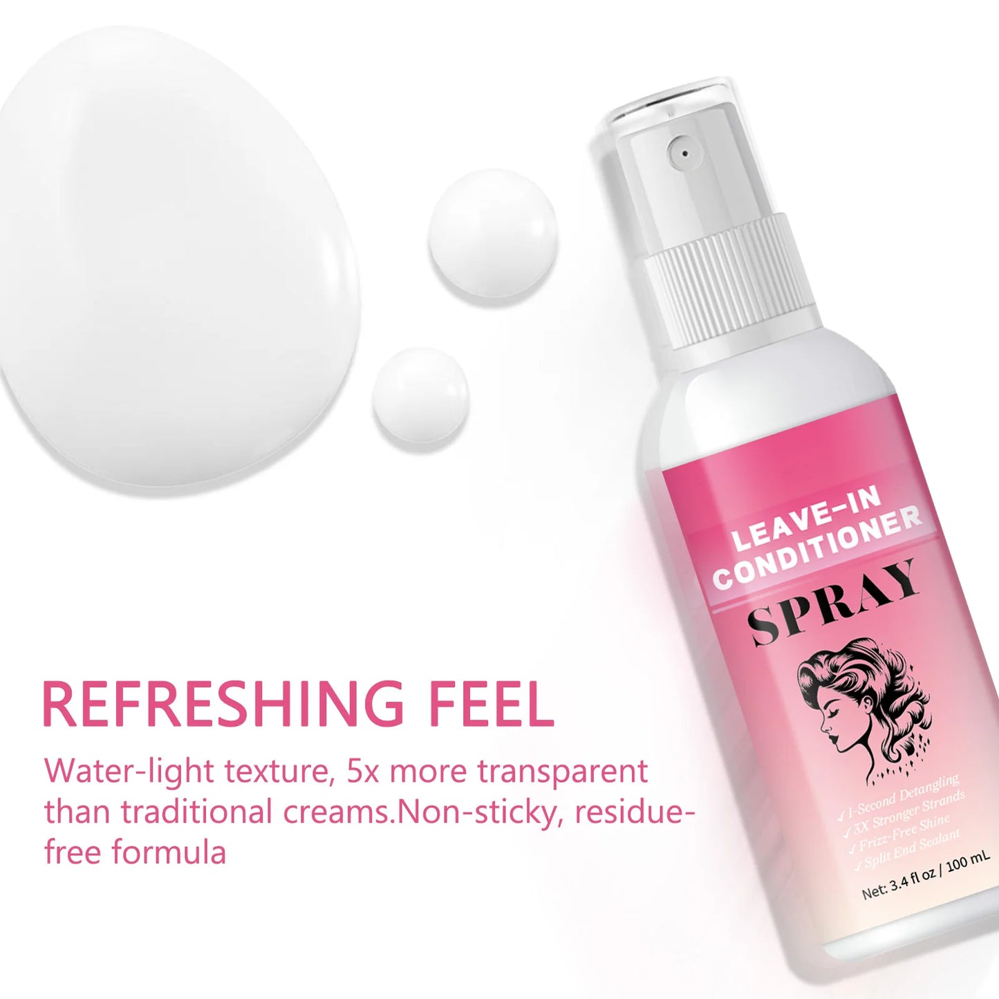 Hair Care Deep Repair Conditioning  for Hair Heat Protector Serum Protect Hair From UV Damaged Moisturizing Hair-Care