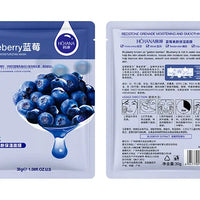 10pcs Natural Plant Facial Mask Moisturizing Oil Control Anti-Aging Fruit Aloe Korean Sheet Face Mask Beauty Skin Care Prodcuts