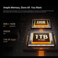 Fossibot F112 PRO 5G Rugged Smartphone 6.88" HD+ 7150mAh 24GB(8+16) 256GB Mobile Phone 50MP Environmentally Friendly Cellphone