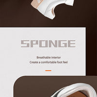 Men Casual Shoes Luxury Brand Leather Flat Shoes Black White Flat Breathable Massage Comfortable Casual Sneakers