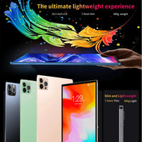 BDF Android 10.1 Inch Tablet Pc Google Play Octa Core Dual Cameras Dual SIM 3G Phone Call Tablets Bluetooth Wifi 4GB+ 64GB ROM