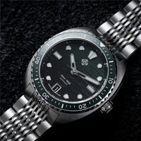 2025 New IXDAO IPOSE Automatic Mechanical Men Watch JD-X07S Dragon Scale Pattern Watch Stainless Steel BWG-9 Diving reloj hombre