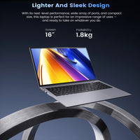 N-one NBook Turbo Intel i7-13620H 16 inch Gaming Laptop 32GB+1TB SSD Computer 1920*1200, 5000mAh, Wi-Fi 5,Bluetooth 4.2,10C/16T