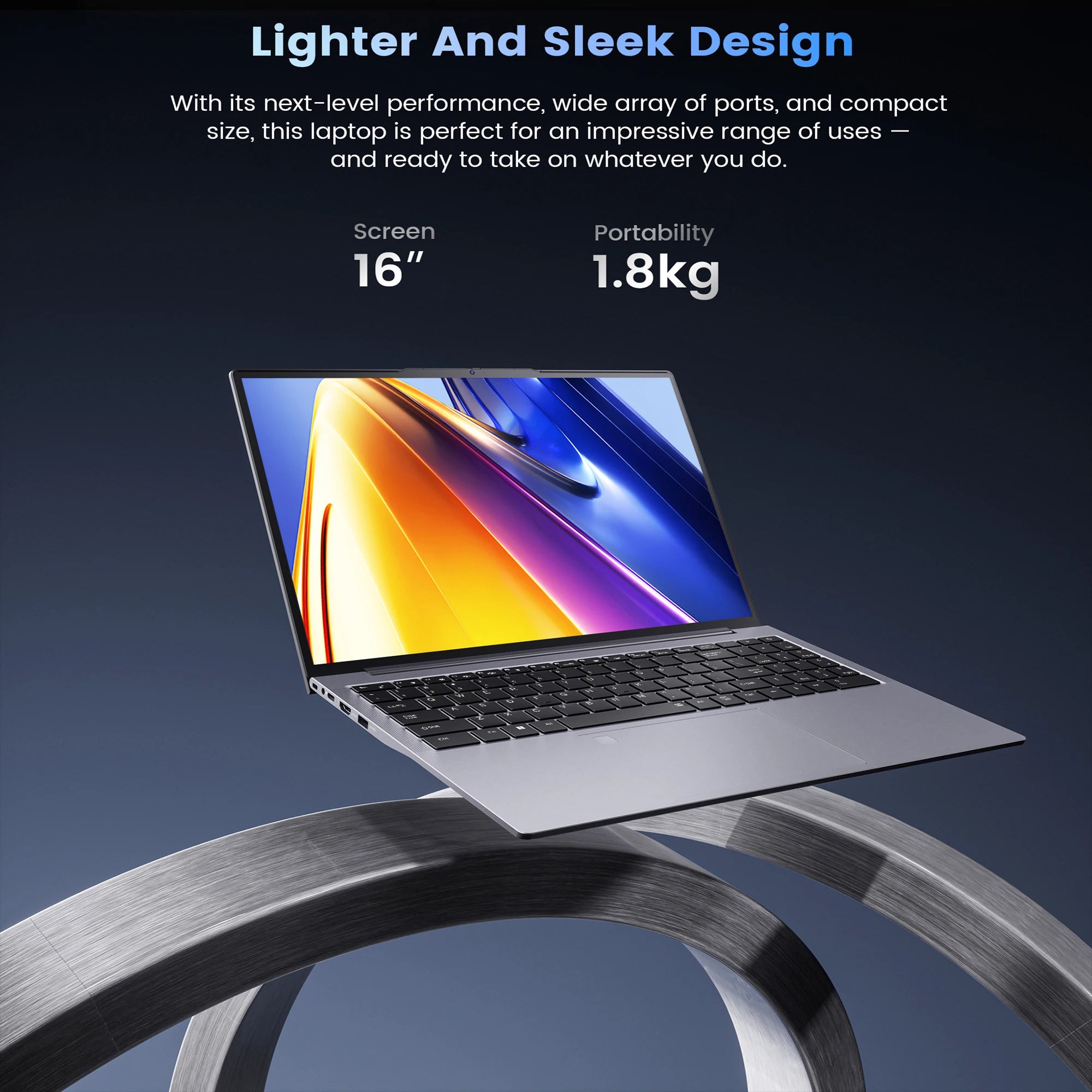 N-one NBook Turbo Intel i7-13620H 16 inch Gaming Laptop 32GB+1TB SSD Computer 1920*1200, 5000mAh, Wi-Fi 5,Bluetooth 4.2,10C/16T