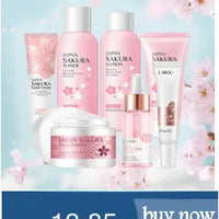 7pcs Japan Sakura Mud Face Mask Deep Cleansing Remove Blackheads Oil-Control Clay Mask Moisturizing Packs Facial Skin Care