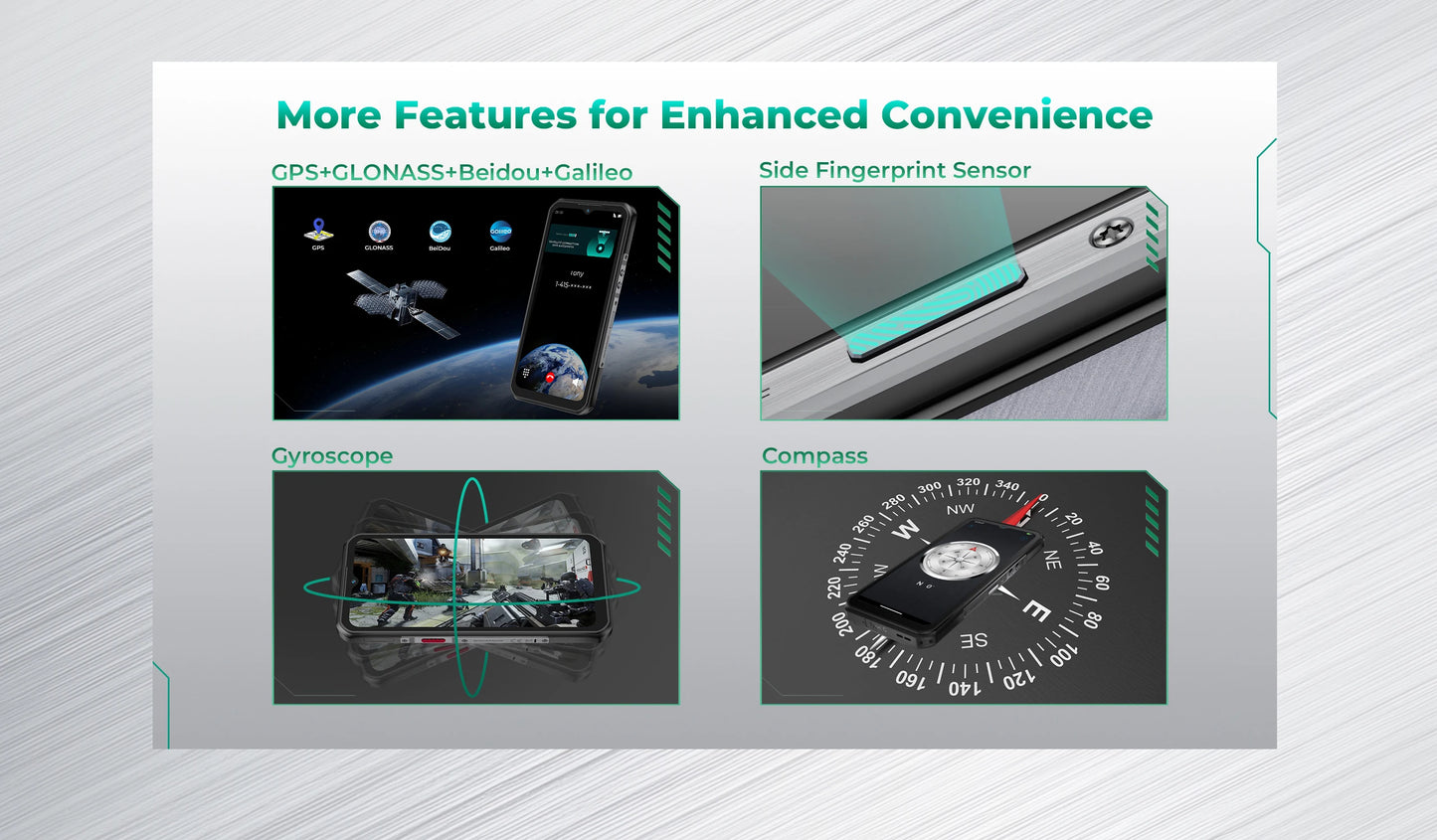 Oukitel WP62 5G Rugged Smartphone 48GB(16+32) +512GB, 6.6" FHD+ 108MP Camera Mobile Phone, 11000mAh 33W, Android 15 Cellphone