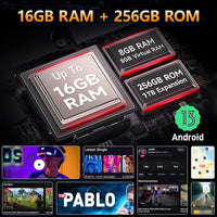 CUBOT Kingkong Power Outdoor Smartphone Android13,16GB+256GB,10600mAh(33W)/6.5”/48MP+20MP Night Vision,IP68/Dual 4G SIM/NFC/GPS