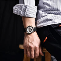 40mm New V2 PAGANI DESIGN Men's Quartz Watches Sapphire Retro Chronograph Stainless Steel Waterproof Watch Men Relogio Masculino