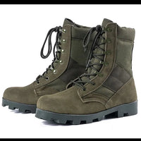 37-48 Training Boots Outdoor Hiking Climbing Shoes Green High Top Desert Boots Work Security Shoes