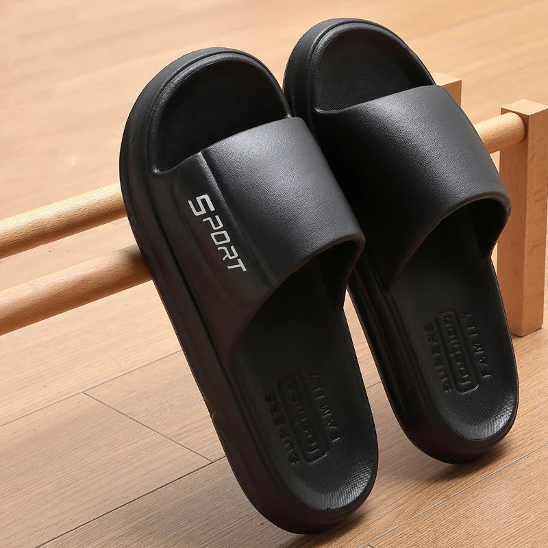 Big Size Summer Slippers Men Women EVA Soft Bottom Indoor Home Slides Sandals Light Beach Shoes Male Slippers Flip Flops