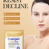 30pcs SADOER Collagen Anti-aging Face Mask Moisturizing Anti-Wrinkle Brightening skincare Sheet Facial Masks Skin Care