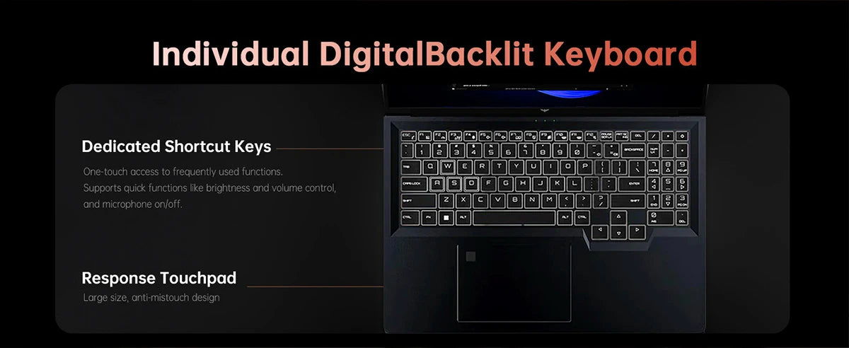 ACEKAMAS 16" Portable Gaming Laptop intel Core i7-6700HQ GTX 1060 IPS Windows 11 Laptops Computer 16GB DDR4 1TB SSD Notebook PC