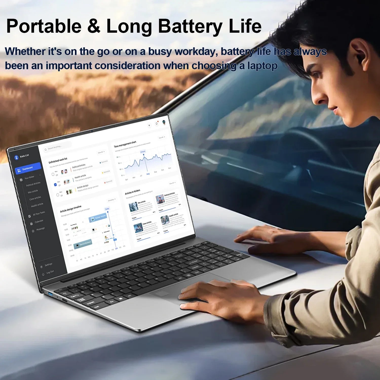 15.6"Laptop Intel Celeron N5095 notebook gamer 32GB RAM 2TB SSD Office Study PC Computer Windows 11 1920*1080 Resolution