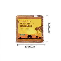 African Black Soap Acne Treatment Deep Cleaning Exfoliate Facial Moisturizing Skin Smoothing Face Soap for Skin Care