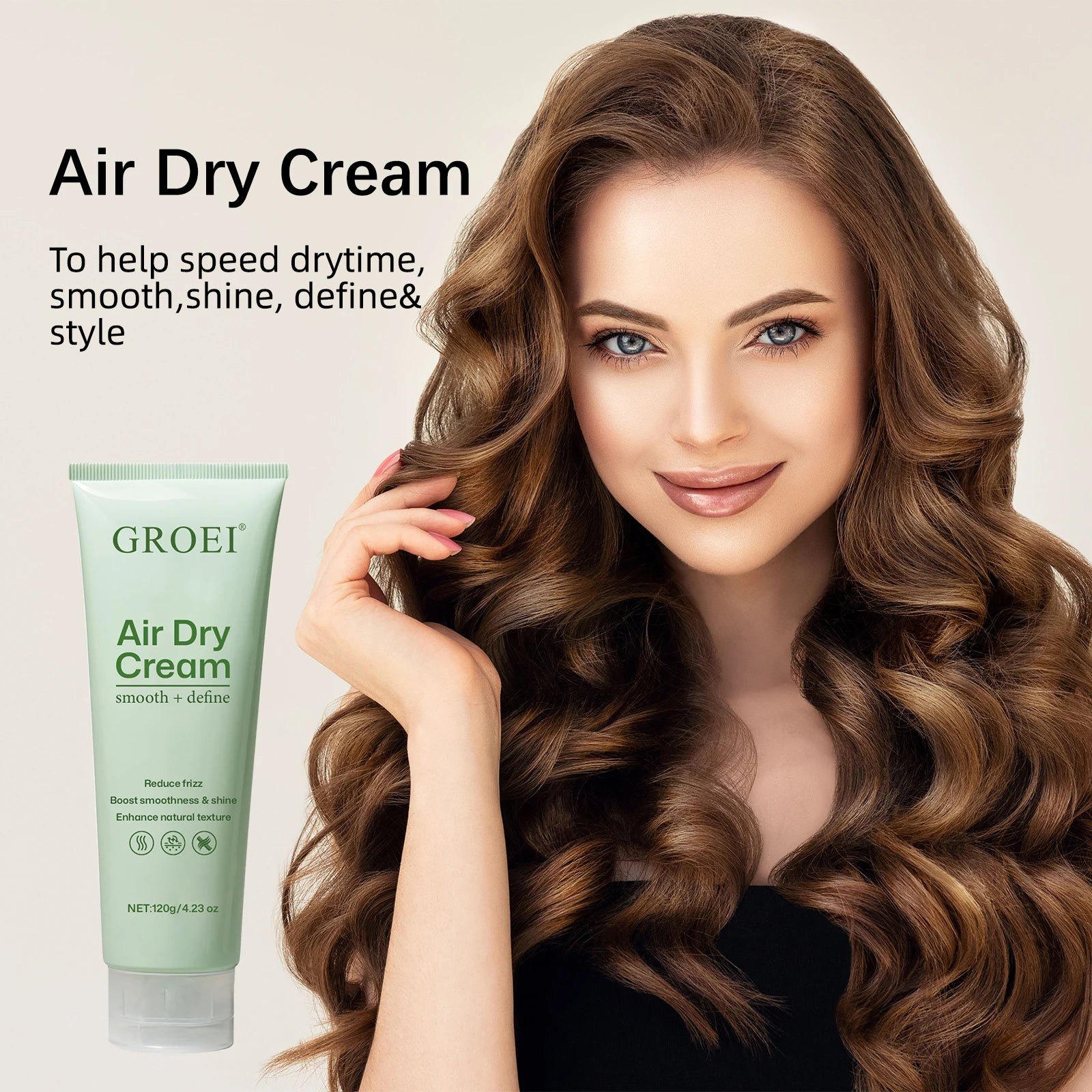 Hair Styling Cream with Nourishing Formula Add Shine and Shape Outline Strengthen Hair and Scalp Care