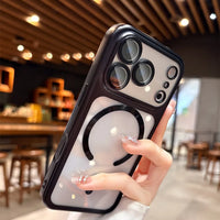 17ProMax Cases Original Soft Magsafe Case for iPhone 17 Pro Max iPhone17 ProMax Transparent Lens Film Wireless Charging Cover