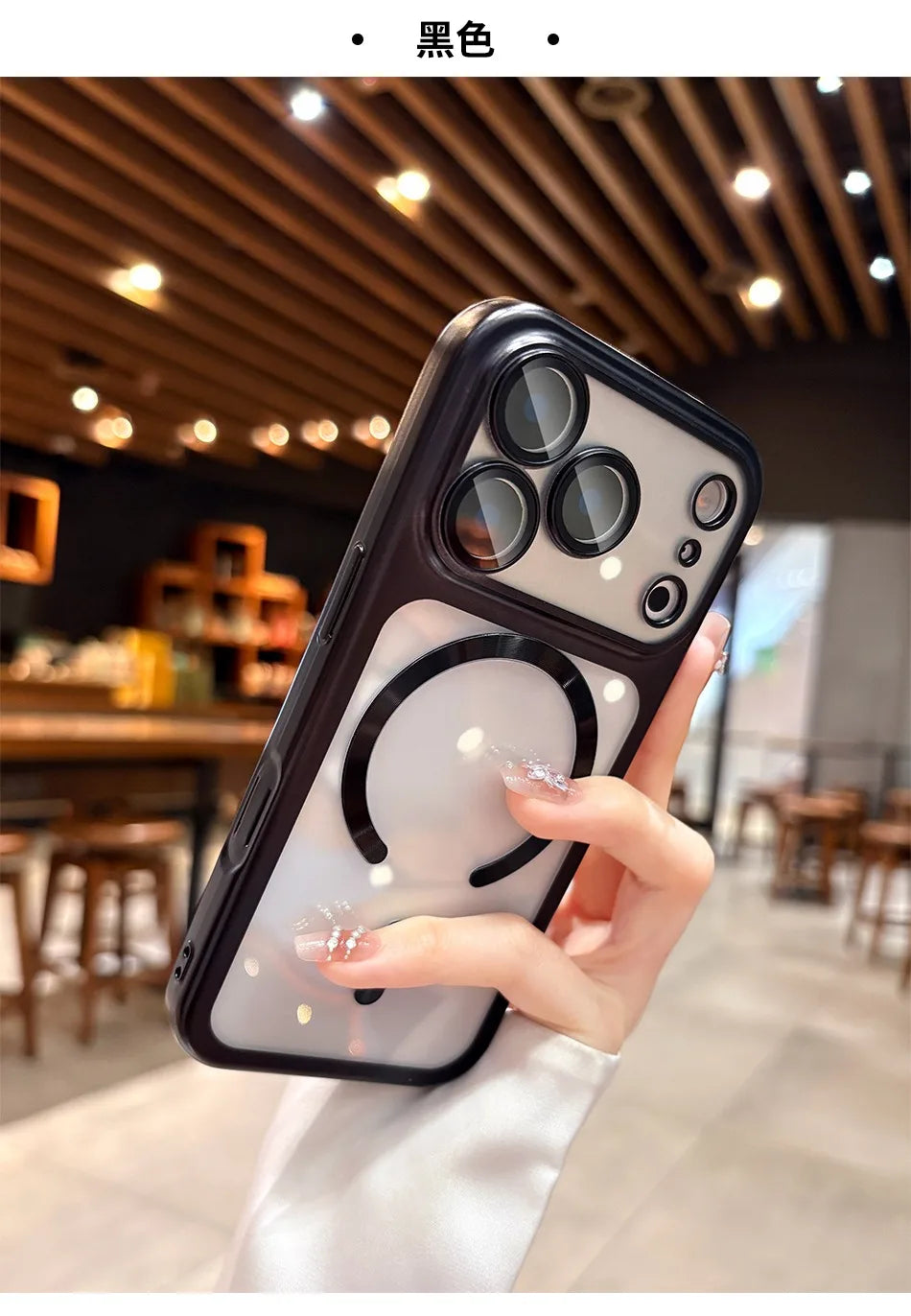 17ProMax Cases Original Soft Magsafe Case for iPhone 17 Pro Max iPhone17 ProMax Transparent Lens Film Wireless Charging Cover