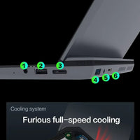 7 Inch Mini Laptop Intel N95 Notebook Touch Screen Portable Netbook Windows 11 Mini PC Micro Computer Bluetooth 4.2 16GB 1TB