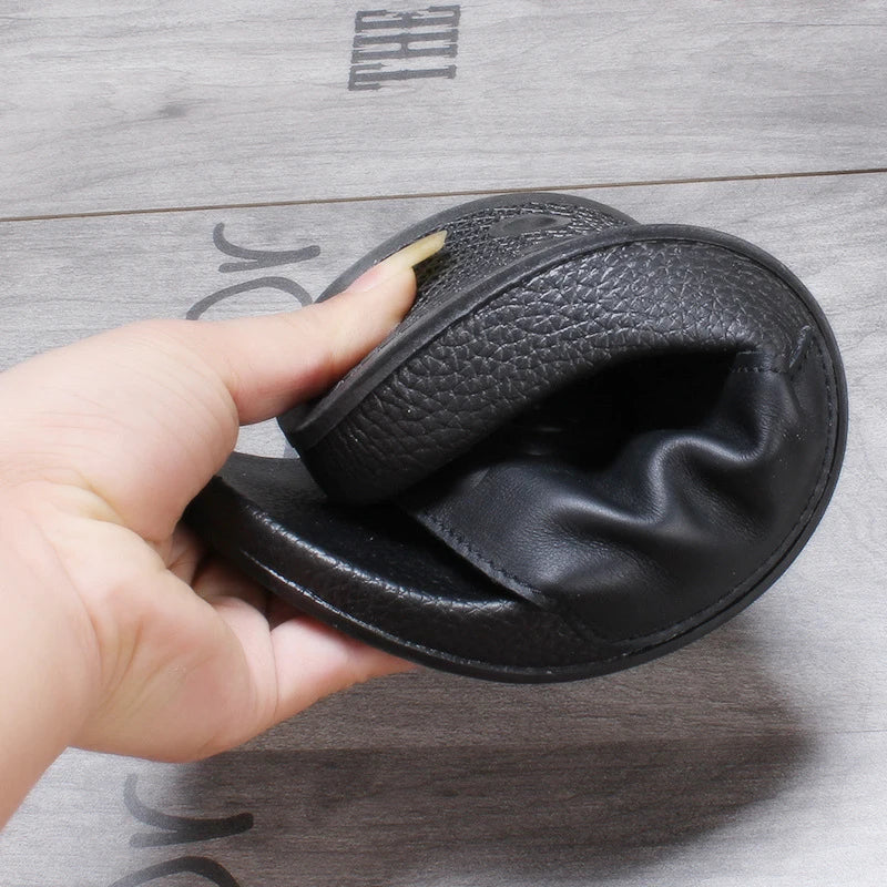 2025 New Arrival Men Genuine Leather Skull Slippers Men's Solid Flat Non-slip Rubber Soles Metal Skull Slides Unisex