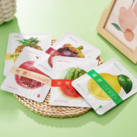 5pcs Kormesic Fruit-Infused Hydrating Face Mask Moisturizing Nourishing Hydrating Facial Skin Care Products