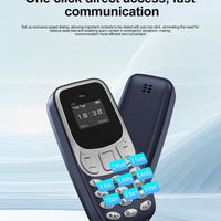 SERVO BM10 4G Mini Button Function Phone Speed Dial Auto Call Recorder Blacklist 2 SIM Small Mobile Phone Multilingual 2025 New