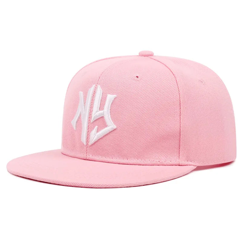 Adjustable Snapback Hat for Men Women Unisex Hip Hop Baseball Cap Flat Bill Brim Dad Hats