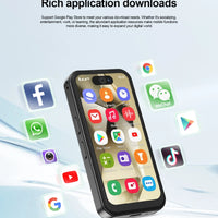 Official SERVO S24 Ultra Mini Android Smartphone 3.75" Screen 3G WCDMA 2MP Camera 1GB+16GB Play Store 2 SIM Small Cellular Phone