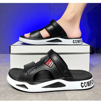 Summer Eva Sandals for Men Fashion Slippers Indoor Lightweight Soft Anti-slip Flats Men's Sandals Outdoor Beach Open-toe Sandals