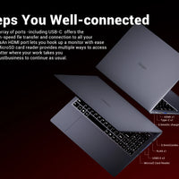 Firebat Laptop AT15 15.6 Inch Intel N150 DDR4 16GB RAM 512GB 1TB SSD 1920*1080 Windows 11 Notebook Backlit Integrated Numpad