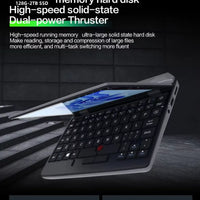7 Inch Mini Laptop Intel N95 Notebook Touch Screen Portable Netbook Windows 11 Mini PC Micro Computer Bluetooth 4.2 16GB 1TB