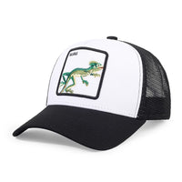 Animal Embroidery Color Block Cartoon Baseball Hats New Men Women Mesh Sunshade Casual Breathable Fashion Versatile Trucker Caps