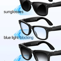 AI Smart Glasses 5 Million Pixels Recording Videos Photo Recognition Answer Translation 290mAh IP66 Waterproof Bluetooth Glasses