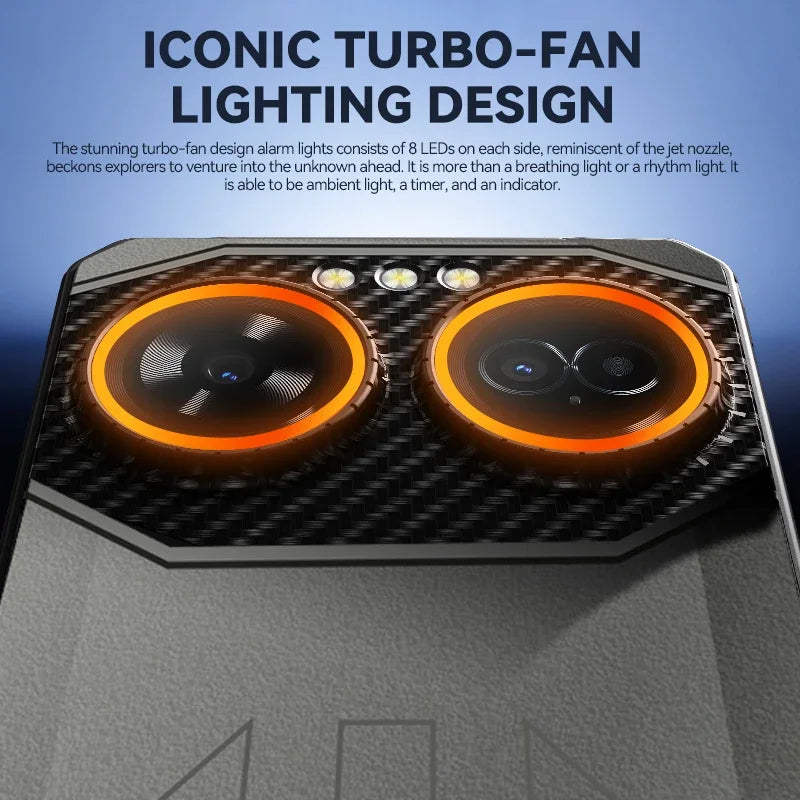 IIIF150 Air3S Rugged Smartphone Phone 6.6" 16GB(4+12) 128GB 16MP Camera Telephone Portable 5500mAh Android 14 NFC Call Phone