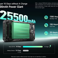 【World Premiere】Ulefone Armor 34 Pro 5G AI Rugged Phone 25500mAh Up to 32GB+512GB Built-in Projector 120Hz 6.95" NFC Smartphone