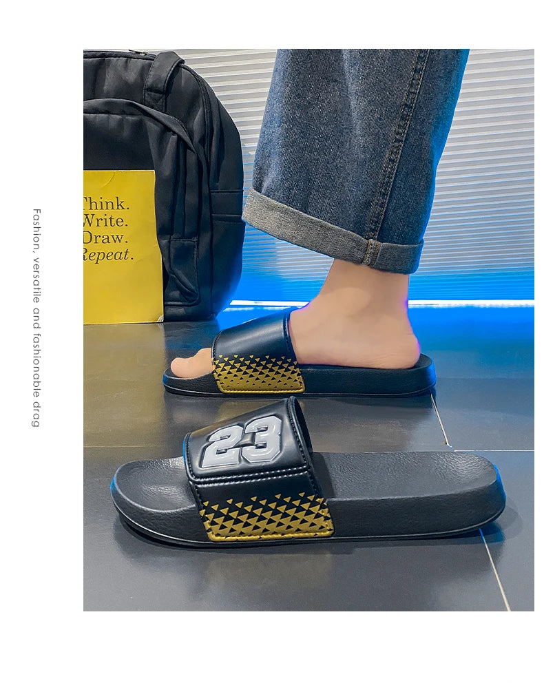 Men New Slippers Beach Summer Sandals Lightweight Non Slip Home Flip Flops Men Fashion Shoes EVA Design Slides Outdoor Orginal