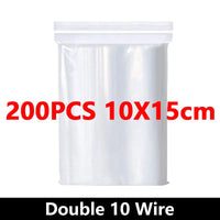 Small Zip Lock Plastic Bags Reclosable Transparent Bag Vacuum Storage Bag Ziplock Food Storage Bags Plastic Zip bag Sealing bag