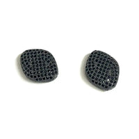 3Pcs/Lot Spacer Rhombus Beads Zirconia Paved Jewelry Finding Accessory 19x15.5x5mm