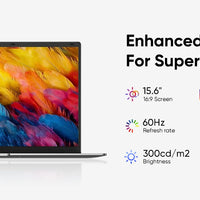 15.6 "Thin & Portable Laptop Computer Intel Celeron N4000 8GB RAM 256GB SSD FHD 1920x1080 16:9 Display For Work And Study